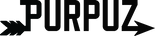 Black 'PURPUZ' logo with an arrow on a white background